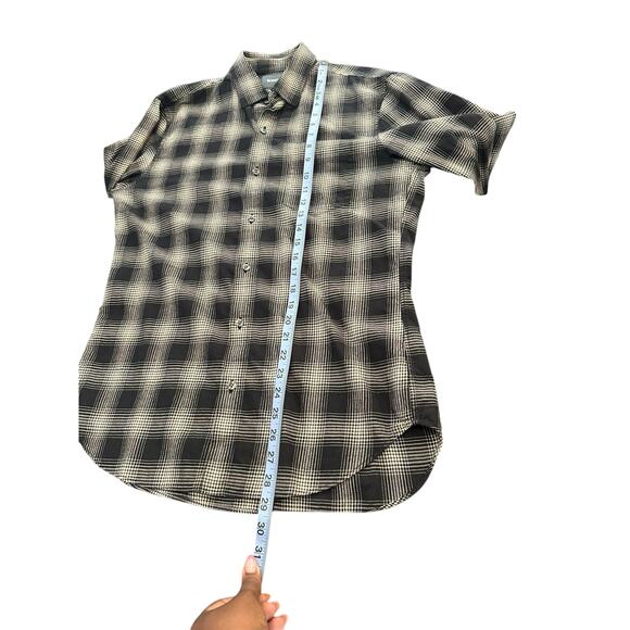 Bonobos Men's Black White Plaid Tailored Slim Fit Button Down Shirt Medium - Picture 12 of 12